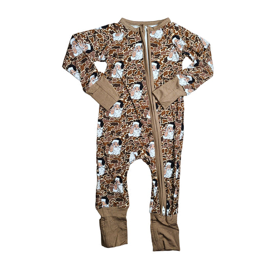 Bamboo zippy 3-6M - Christmas Camo