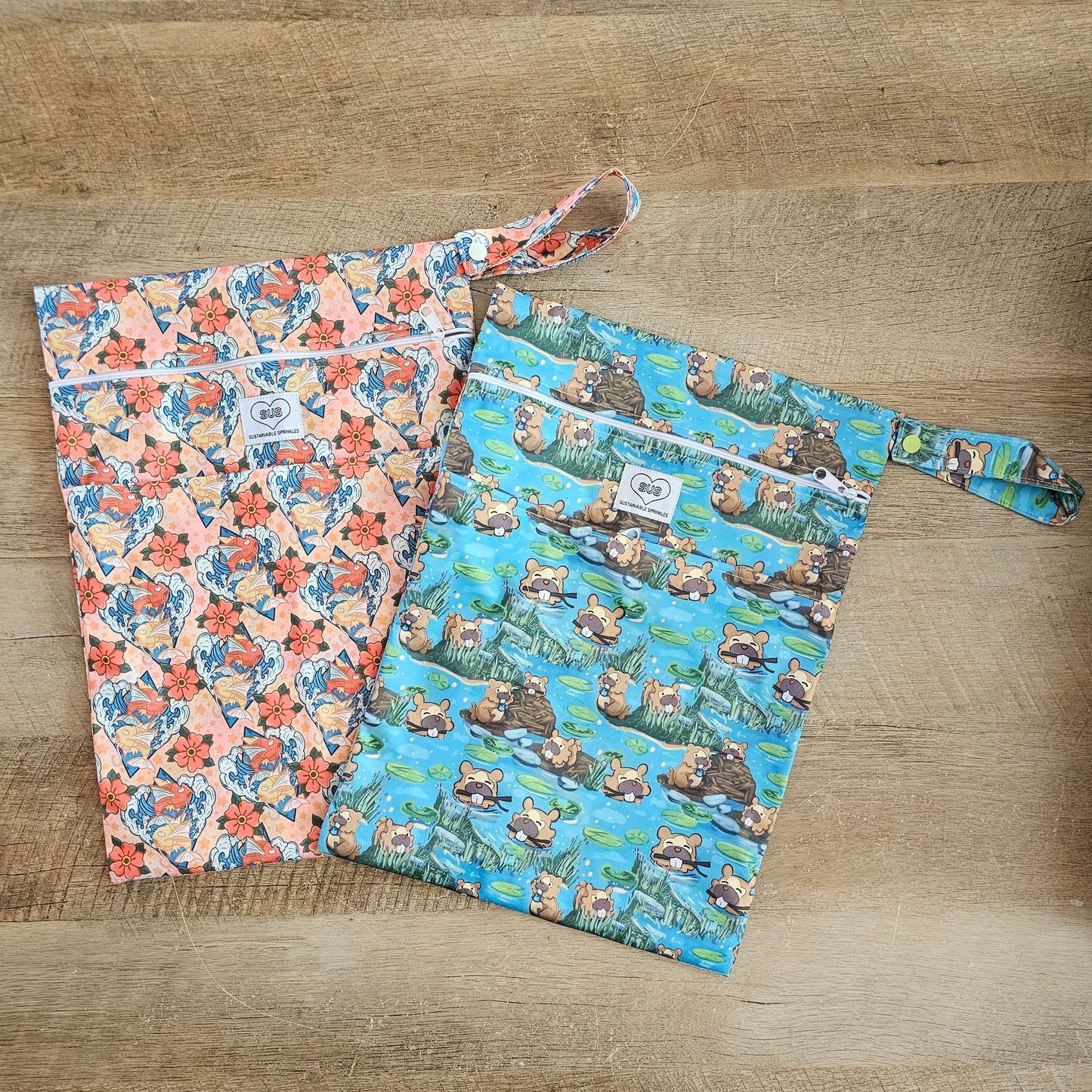 Medium wet bag bundle - Toofy & Splash
