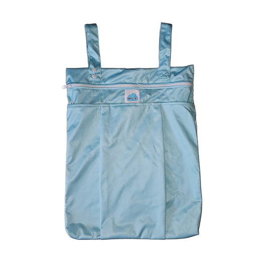 Midsize Hanging wet bag tote - Joyful Blue
