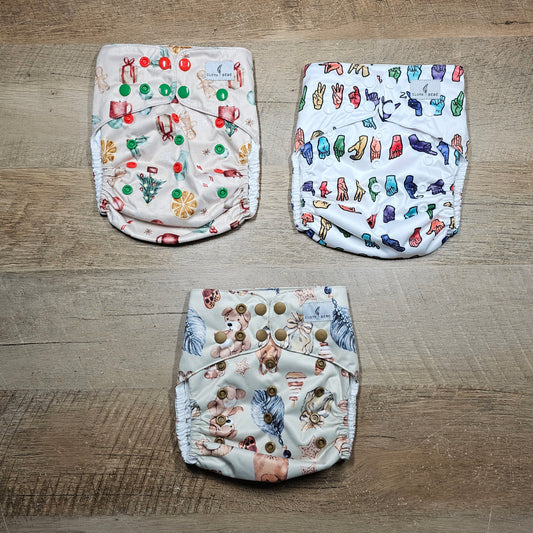 Cloth bebe cover bundle of 3