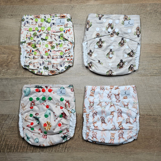 Cloth bebe cover bundle of 4