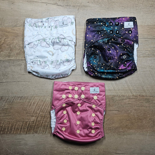 Cloth bebe cover bundle of 3