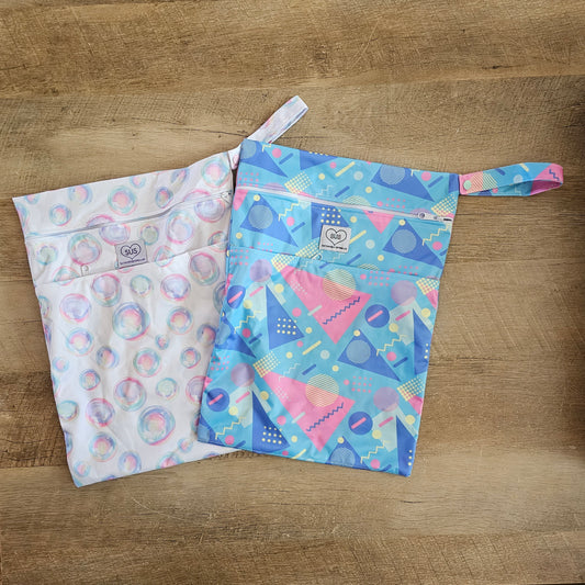 Medium wet bag bundle - Avril & Bodacious