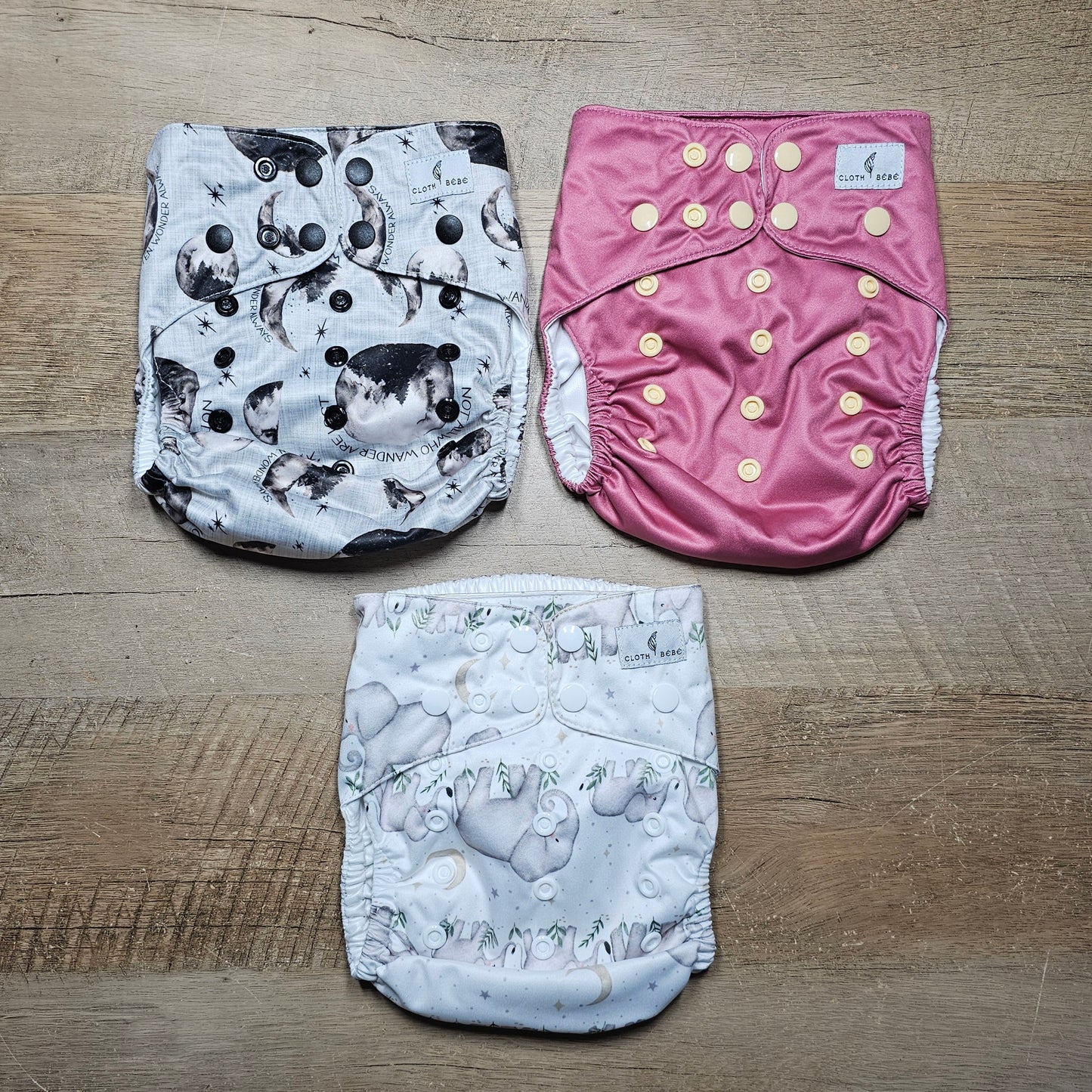 Cloth bebe cover bundle of 3