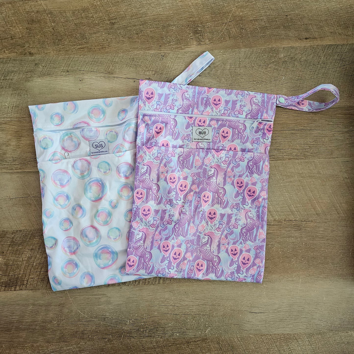 Medium wet bag bundle - Avril & Skylynn