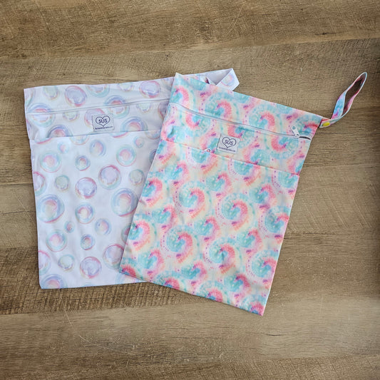 Medium wet bag bundle - Avril & Indie